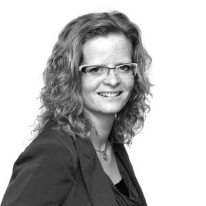 mevrouw foto met bril